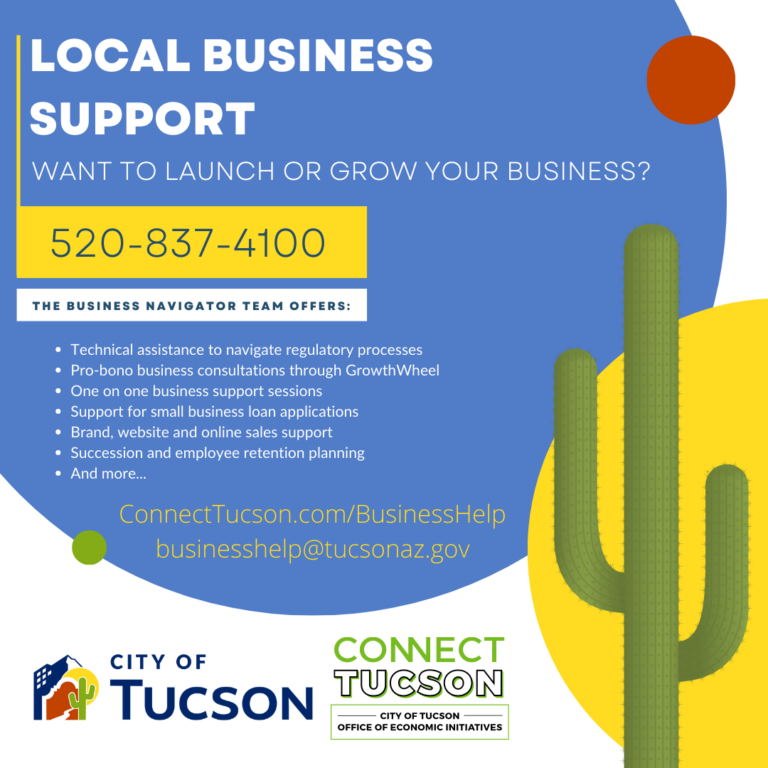 Tucson Small and Local Business Support Hotline